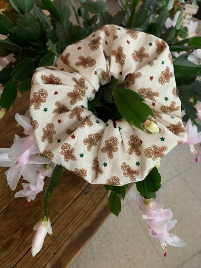 Chouchou à motifs biscuits sablés de Noël neuf