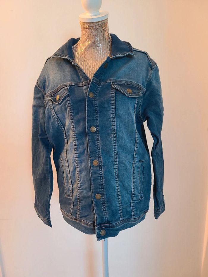 Veste en jeans demim bleu gemo 12 ans - photo numéro 2