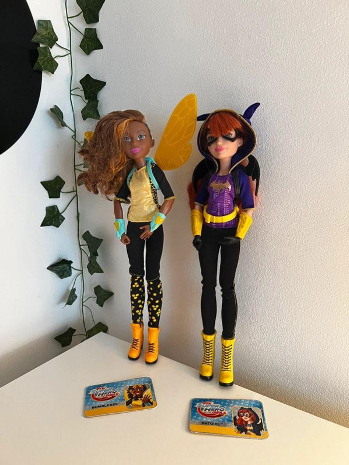 Lot de 2 poupées Dc Super Héros Girl