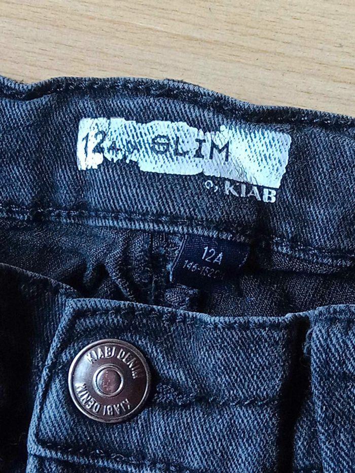 Jeans slim Fille effet usé - photo numéro 4