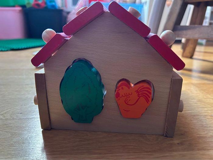 Boîte à formes ferme en bois - photo numéro 4