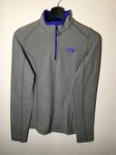 Polaire 1/4 zip pour femme The North Face gris taille S 089