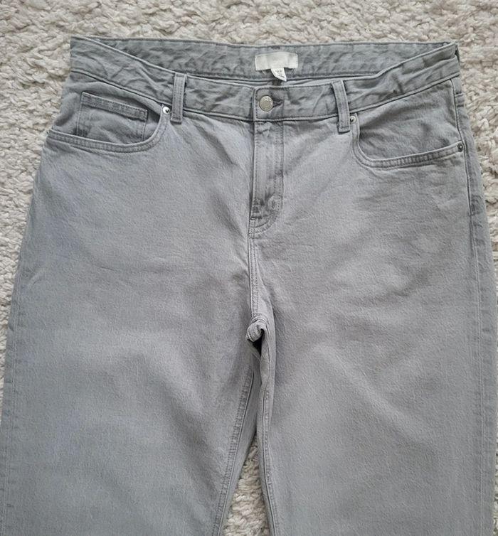 Jean large gris clair H&M Taille 46 - photo numéro 3