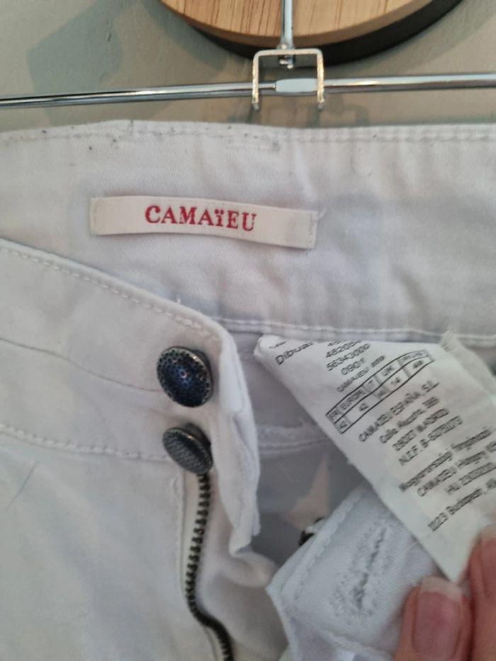 Pantalon blanc Camaieu - photo numéro 4