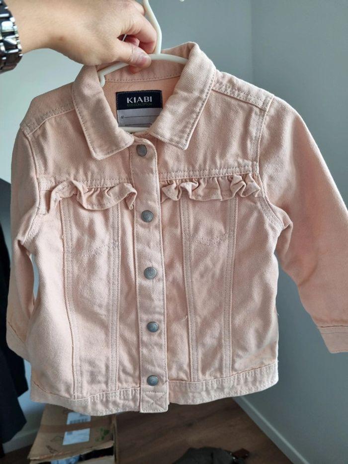 Veste en jean rose Kiabi 24m - photo numéro 1