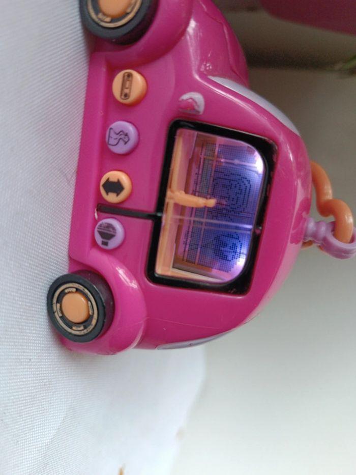 Pixel chix mattel vintage Tamagotchi jeux électronique Polly voiture car rose poupée doll animé - photo numéro 2