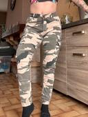 Pantalon cargo militaire