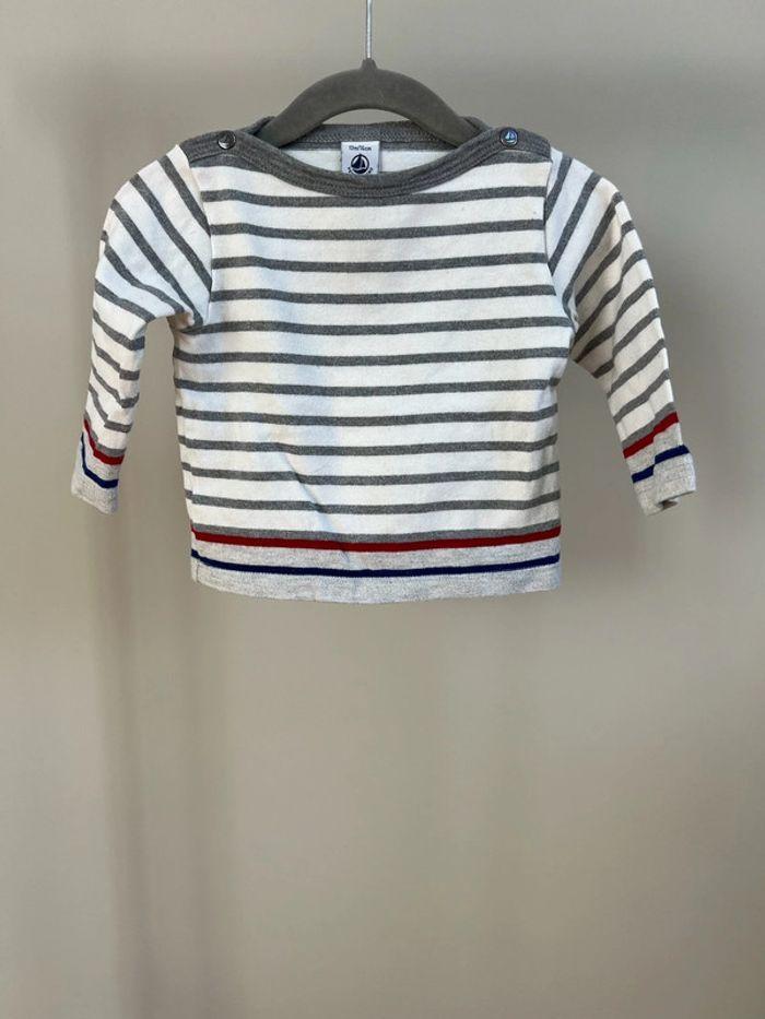 Teeshirt Petit bateau 12 mois - photo numéro 1