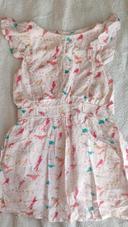 Robe dpam 4 ans oiseaux