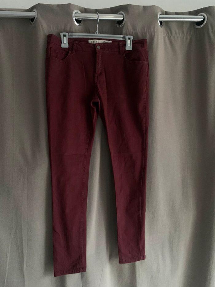 Pantalon bordeaux - photo numéro 1