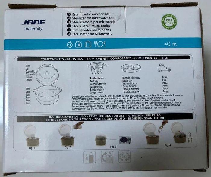 Stérilisateur 6 biberons, tétines bébé pour micro-ondes NЕUF (prix Amazo: 23eur) - photo numéro 6