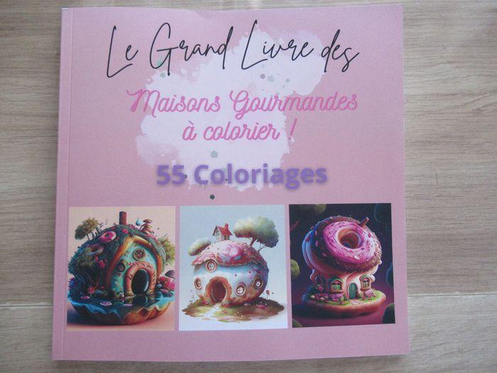 cahier 55 coloriages maisons gourmandes - photo numéro 1