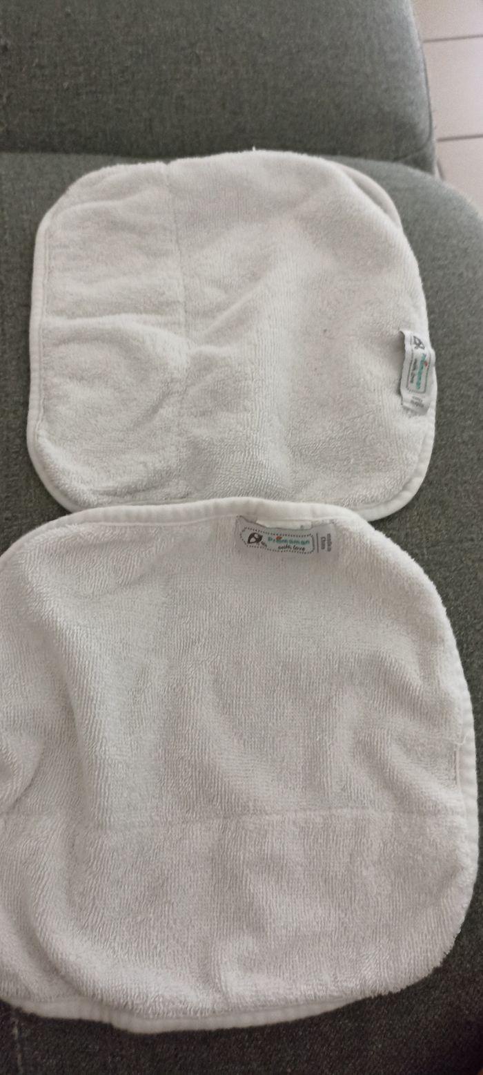 Serviettes éponge lingettes pour bébé 100% coton. Premaman - photo numéro 4