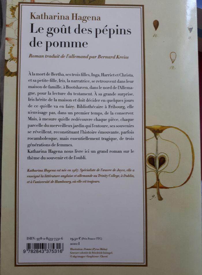 Le goût des pépins de pomme - photo numéro 2