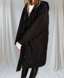 Manteau long doudoune longue ASOS parka oversize noir imperméable taille 34 jusqu’au 38 / 40 neuve