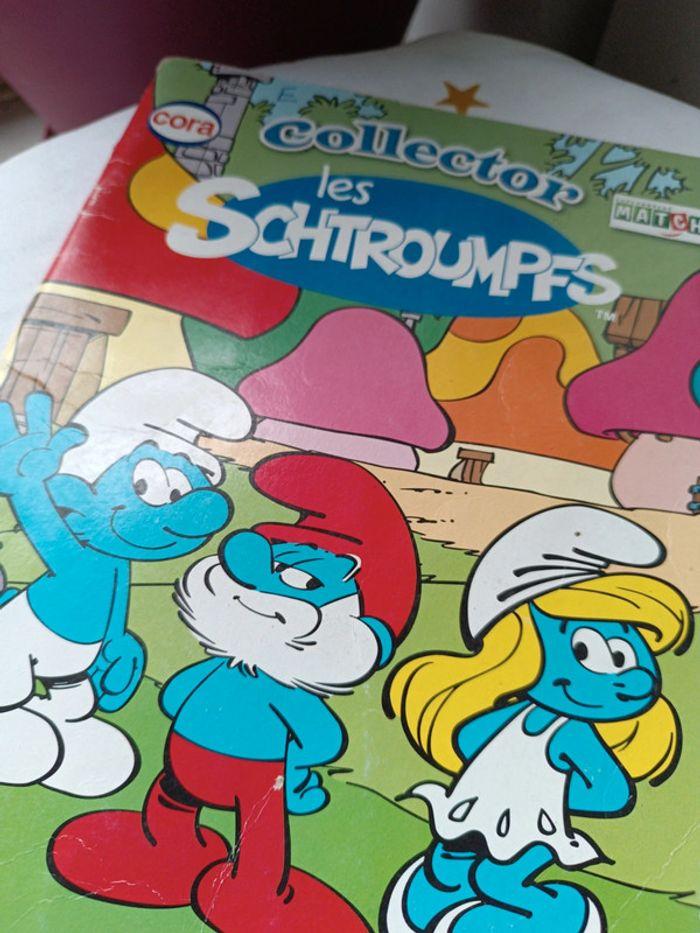 Album smurf Schtroumpfs jeux magazine autocollant sticker collector Peyo - photo numéro 2