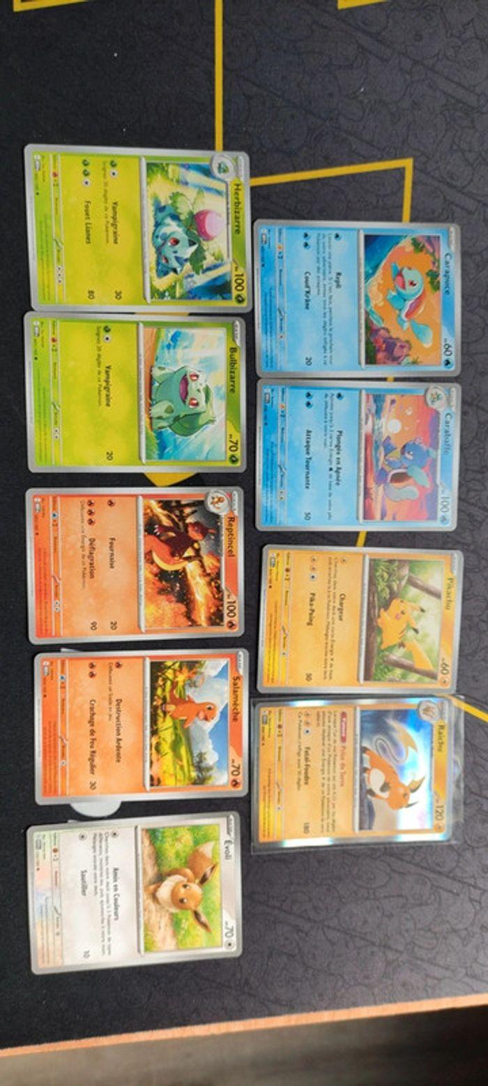 Lot 2 cartes Pokémon Starter 1ere Generation - photo numéro 1