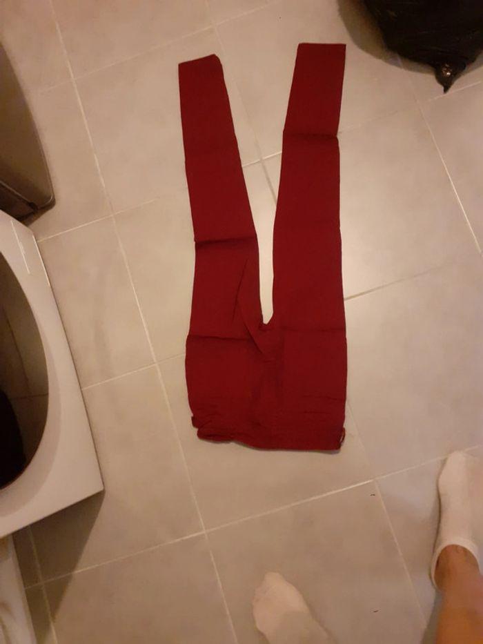 Pantalon bordeaux S - photo numéro 3