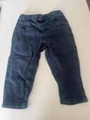 pantalon bleu marine garçon bébé 18 mois