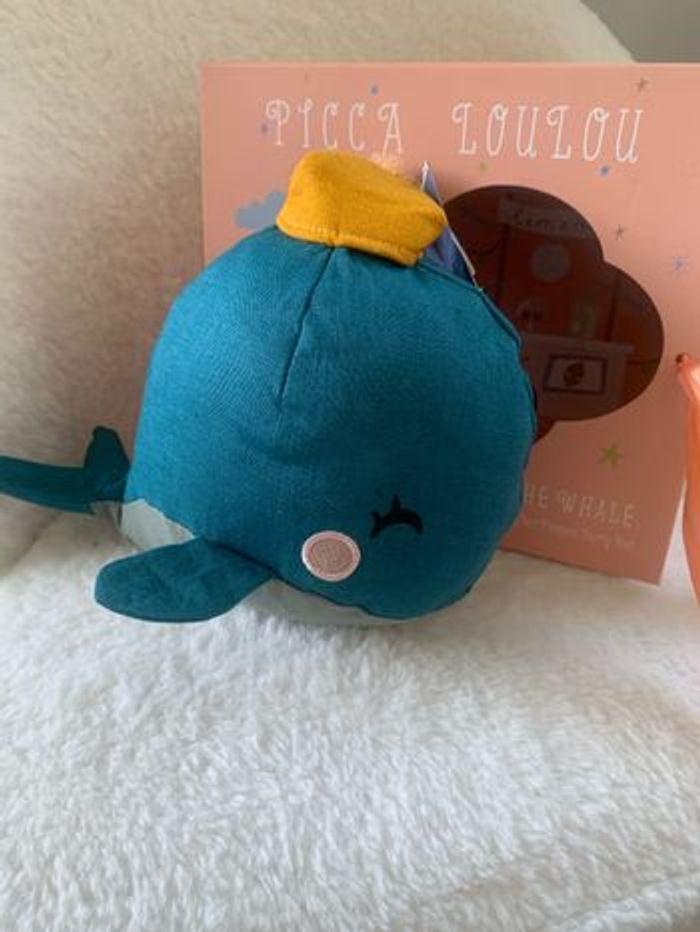 Peluche Baleine Picca Loulou - photo numéro 3