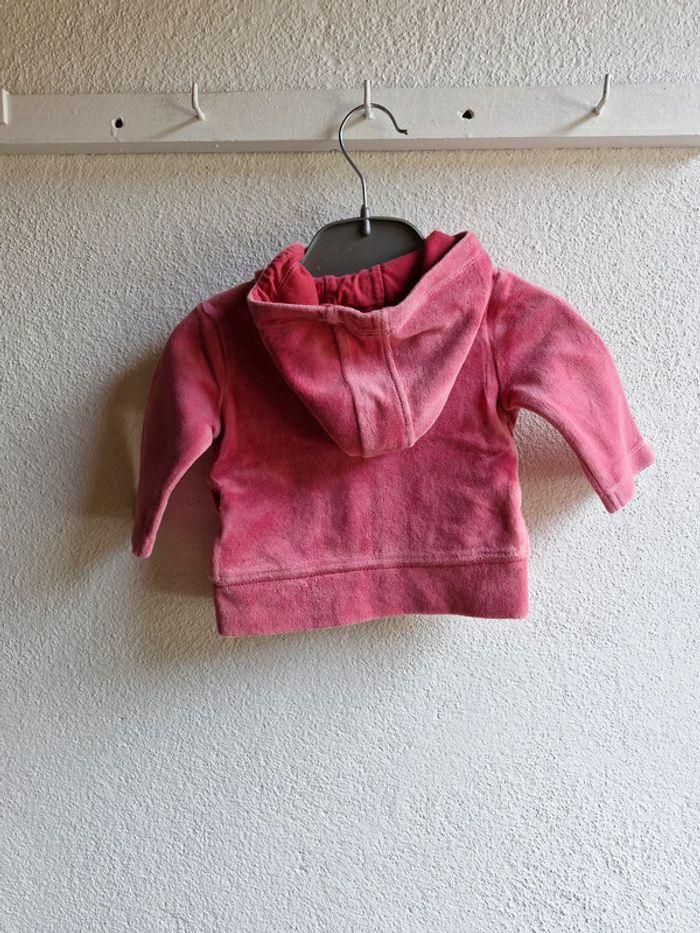 Veste à capuche 3 mois Tex Baby Rose Très bon état - photo numéro 4