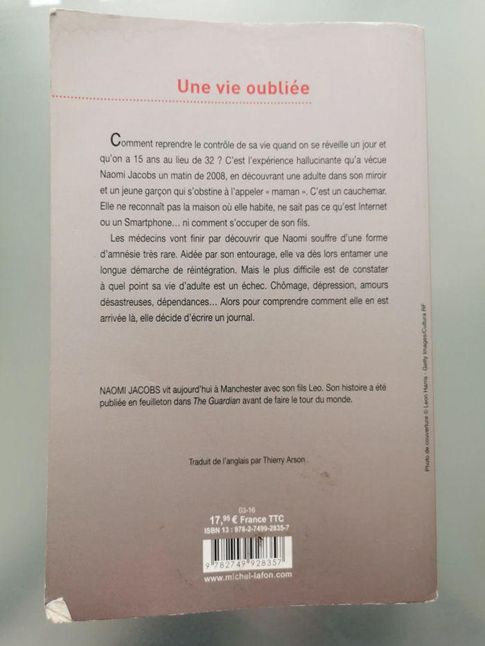 Livre « Une vie Oubliée » - photo numéro 2