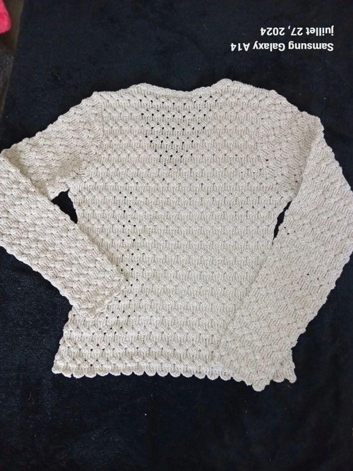 Pull maille crochet - photo numéro 2