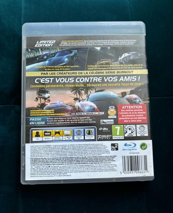 PS3 Need For Speed hot pursuit limitée édition - photo numéro 2