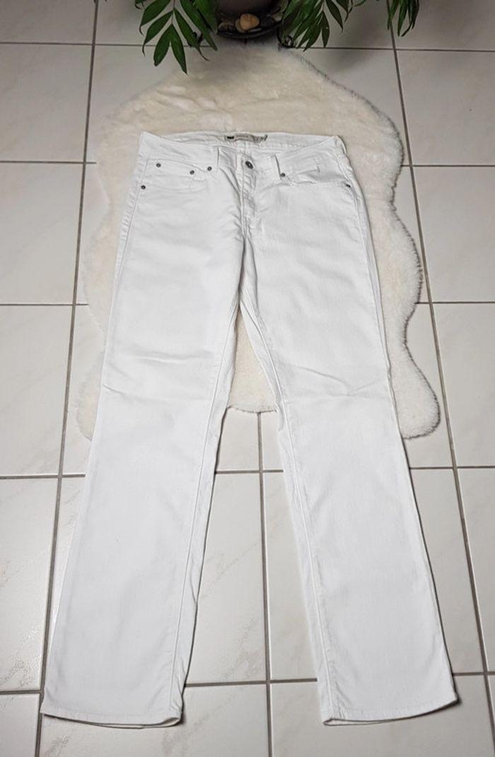 Jean Levi's Demi Curve Classic Rise Straight 30M Blanc - photo numéro 2