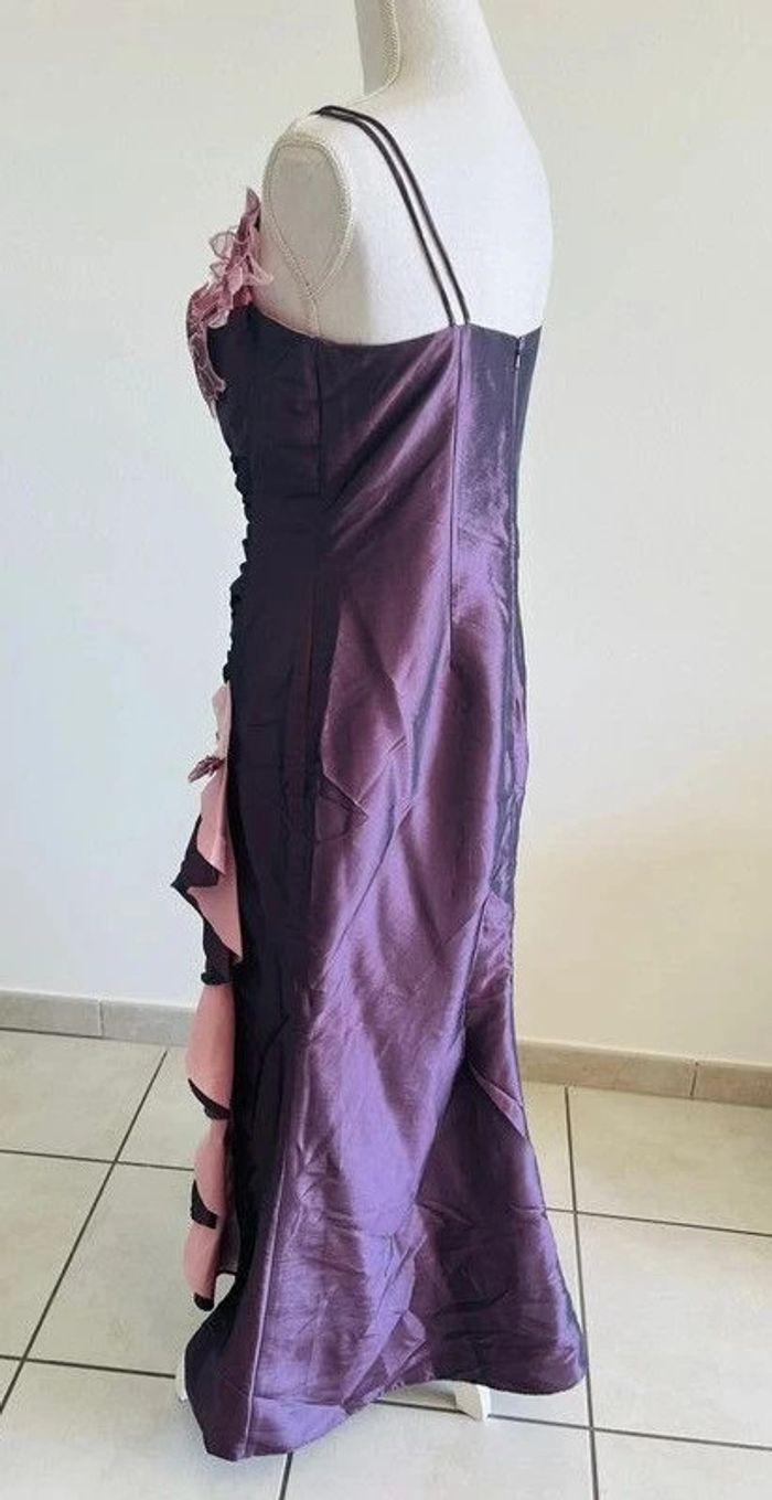 Robe de cérémonie + veste dans les tons de parme/violet - photo numéro 3