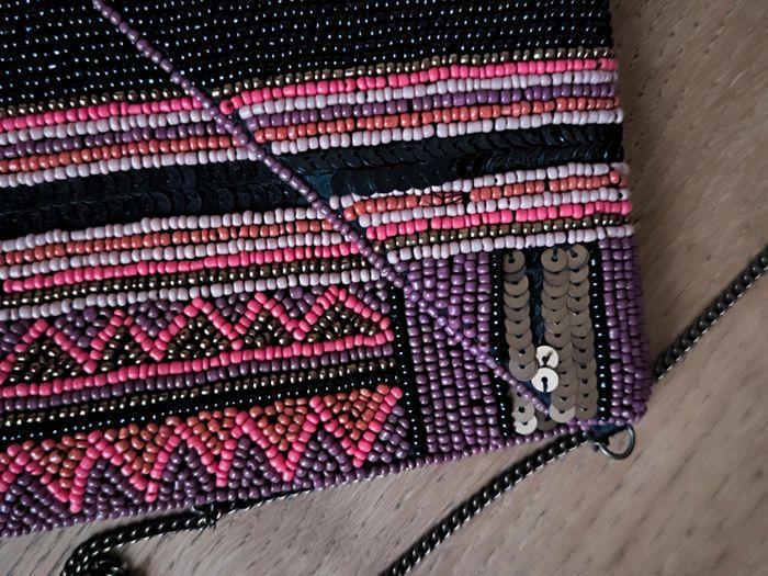 🤎 Sac pochette de soirée perles et sequins Etam 🤎 - photo numéro 4