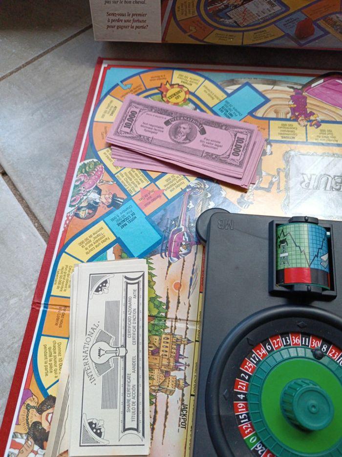 Jeu société plateau stratégie argent le flambeur mb ancien vintage roulette qui perd gagne - photo numéro 5