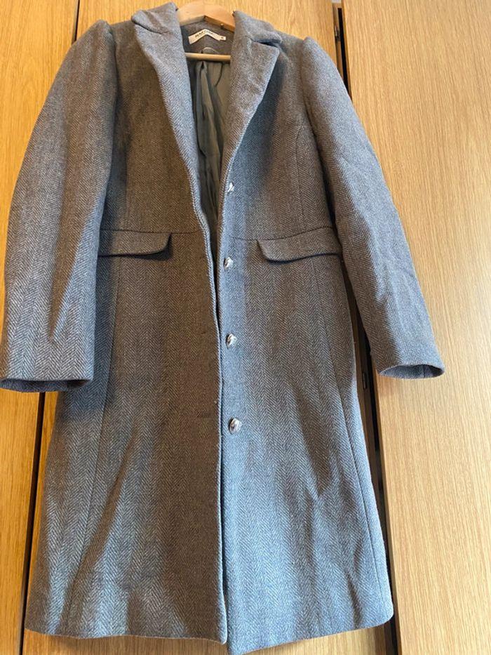 Manteau chaud NafNaf Gris T38 - photo numéro 2