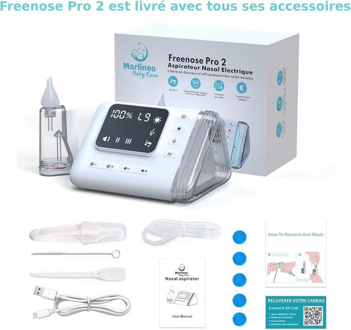 NEUF - Mouche bébé / Aspirateur nasal électique Marlineo Freenose Pro 2 - photo numéro 2