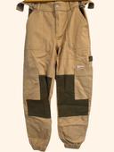 Pantalon baggy cargo marron clair avec ceinture intégrée - taille XS