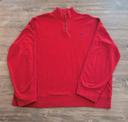 Quart Zip POLO Ralph Lauren Sweat Zippé Logo brodé Taille XL Rouge