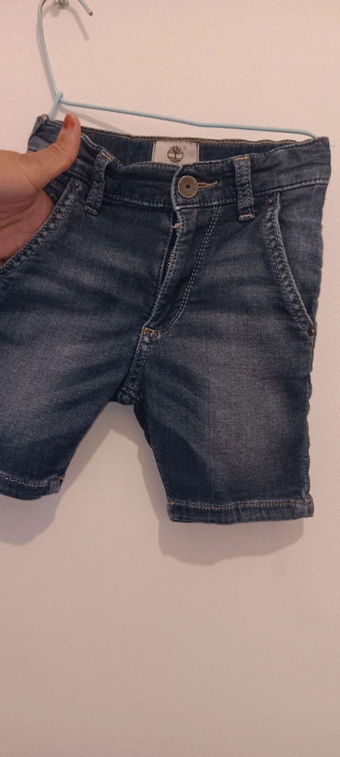 Short en jeans timberland 4 ans - photo numéro 3