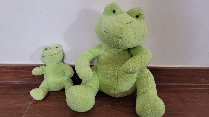 Peluche Maman grenouille et son petit - photo numéro 2