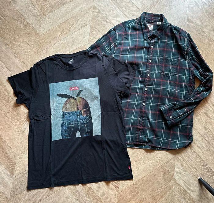 Lot t-shirt et chemise Levi’s homme taille XL - photo numéro 2