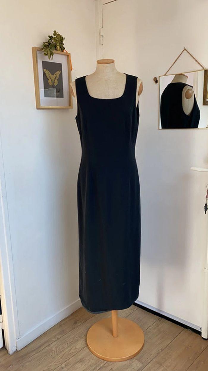 Robe chic taille 40 Laura Ashley noir longue - photo numéro 1