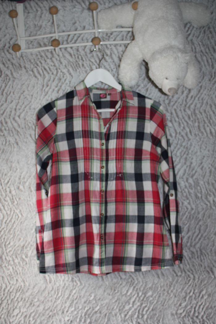 Chemise à carreaux rose marine 16 ans - photo numéro 5