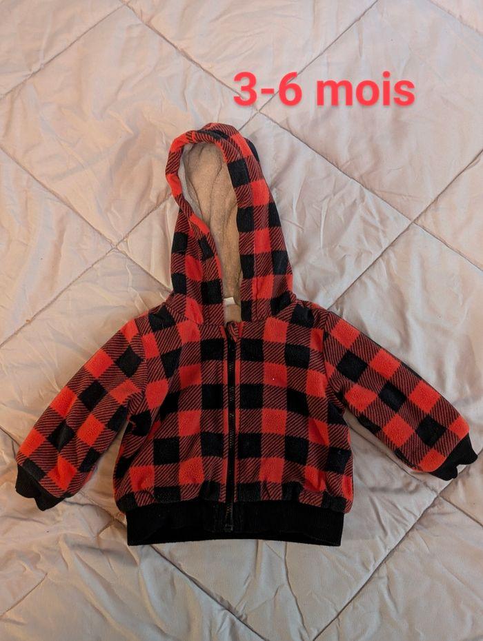 Veste peluche 3-6 mois