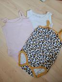 Lot de 3 body bretelle/56