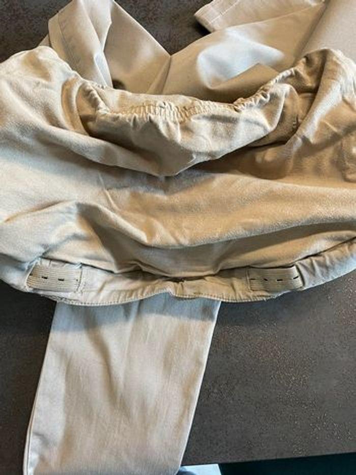 Pantalon colline/verbaudet beige grossesse type chino taille 34 - photo numéro 4