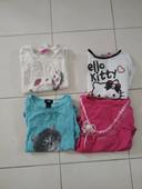 Lot de 4 t-shirts 6 ans