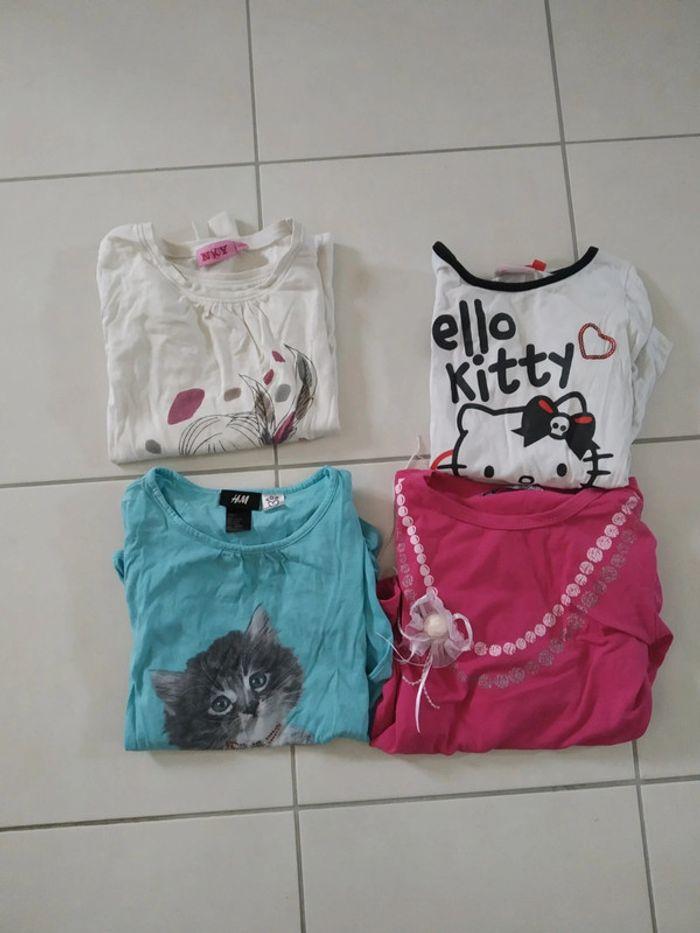 Lot de 4 t-shirts 6 ans - photo numéro 1