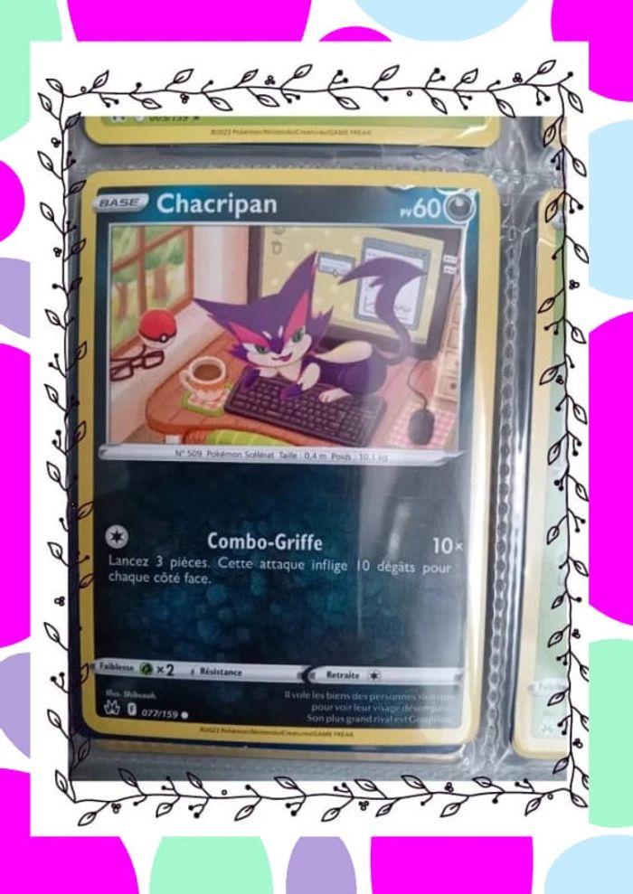 Carte Pokémon Chacripan
Année 2023