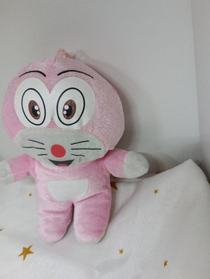 Rose pink peluche doudou poupée nounours Teddy chat cat Doraemon kawaii Sakura animé japonais - photo numéro 4