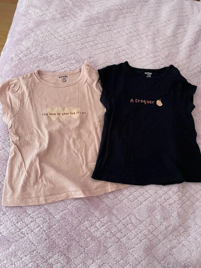 Lot de 2 teeshirt - photo numéro 1