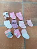 Lot de 10 paires de chaussettes bébé fille